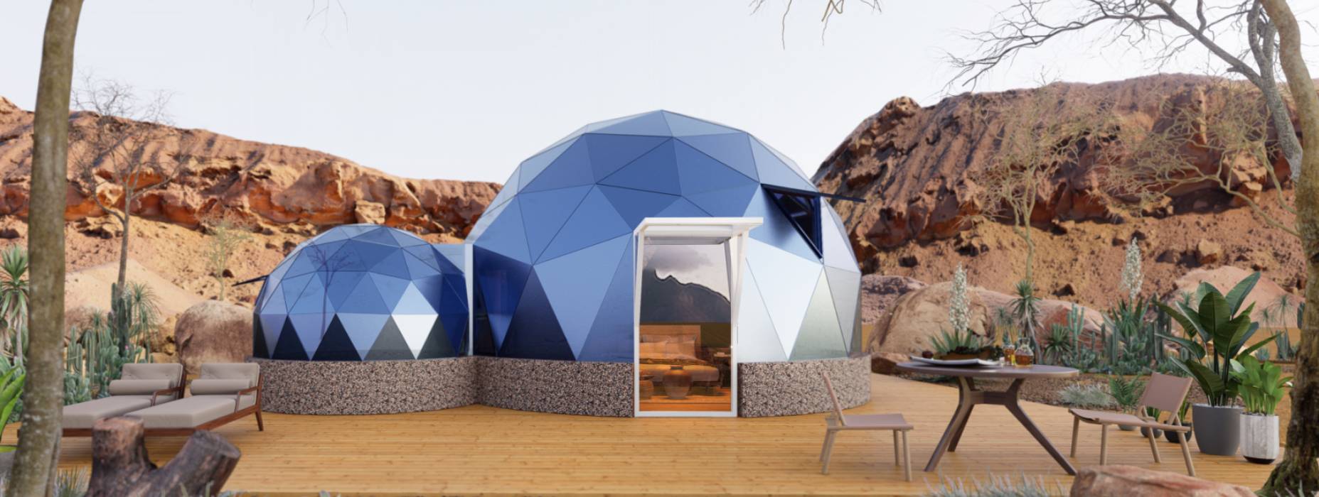 新洲区球形智能光伏玻璃星空房